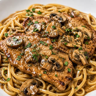 VEAL MARSALA LINGUINE