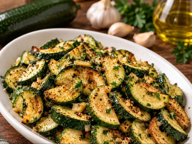 SIDE OF SAUTÉED ZUCCHINI.