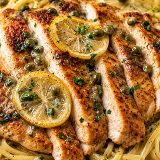 CHICKEN PICCATA LINGUINE
