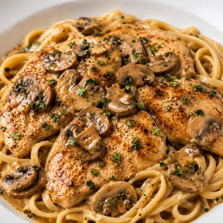 CHICKEN MARSALA LINGUINE