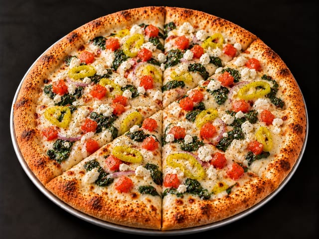 GREEK PIZZA.