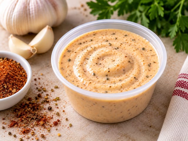 3.25 OZ  CAJUN RANCH SAUCE.