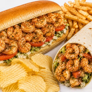 Garlic Shrimp Sandwich