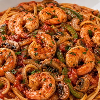 SHRIMP CACCIATORE LINGUINE