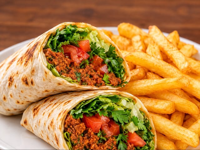 CIG KOFTA WRAP.