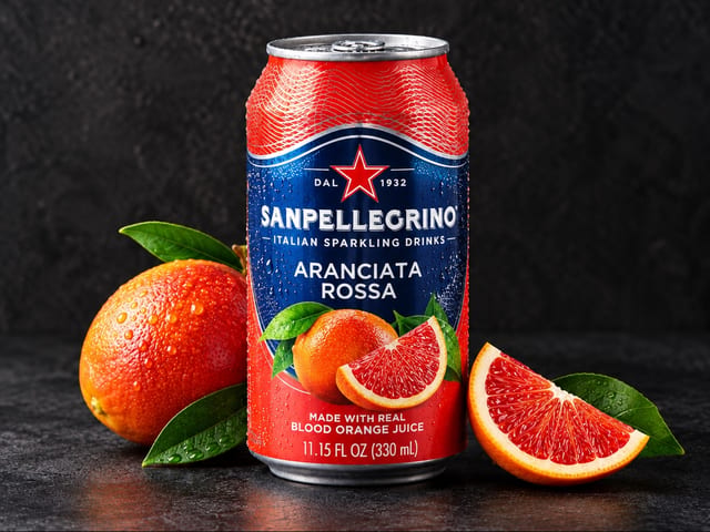 Sanpellegrino Aranciata Rossa.