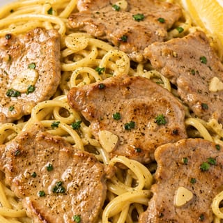 VEAL SCAMPI LINGUINE