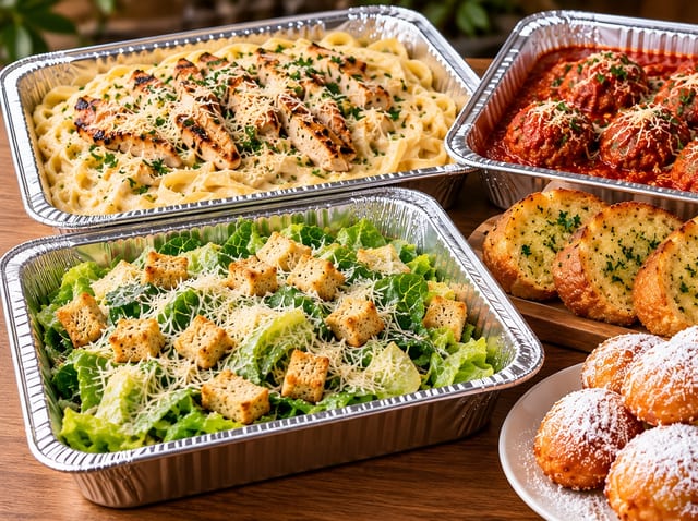 ITALIAN CATERING PACKAGE — SERVES 10.