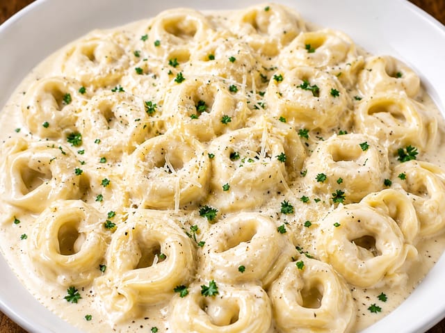 CHEESE TORTELLINI W/ALFREDO.