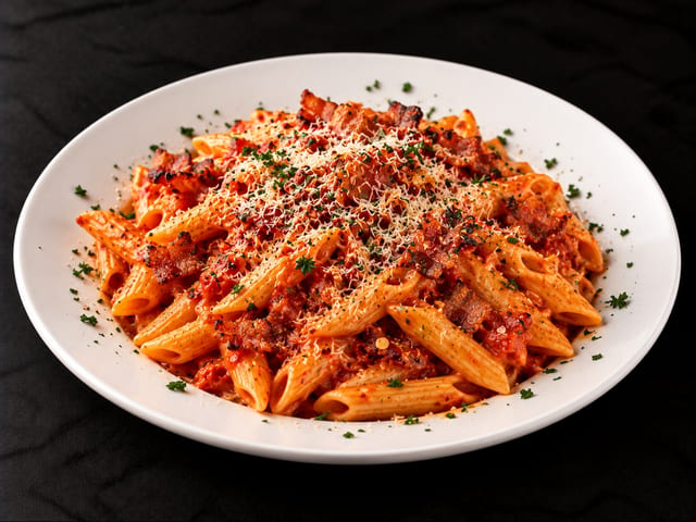 SPICY BACON PENNE.